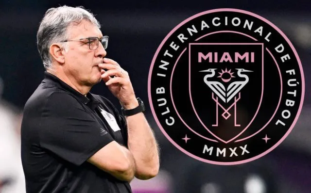 HLV Gerardo Martino chính thức dẫn dắt Messi và đồng đội sau khi ông đạt thỏa thuận cầm quân Inter Miami. Ảnh: GETTY.