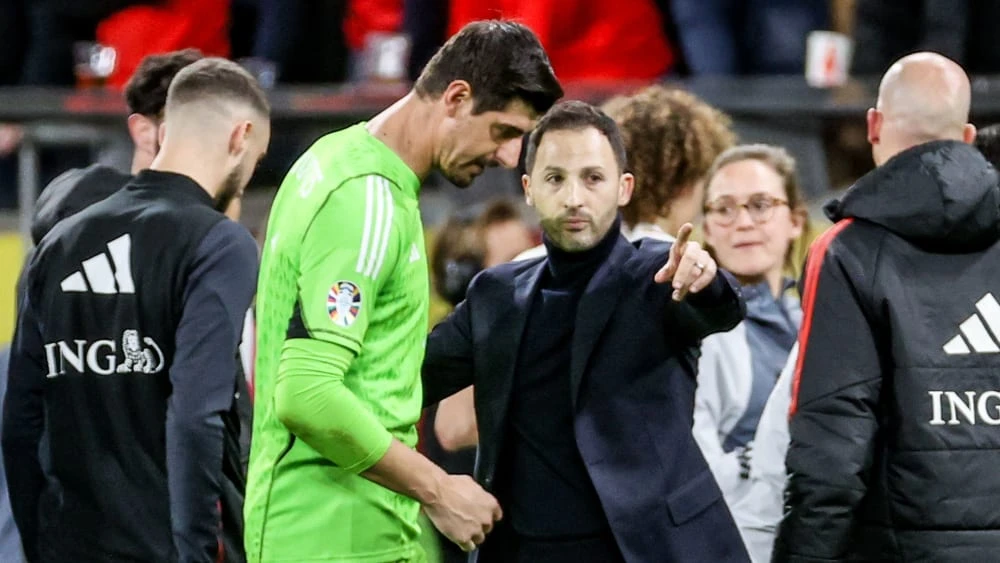 Người gác đền của tuyển Bỉ quả quyết HLV đã hiểu sai ý anh. Ảnh: GETTY.