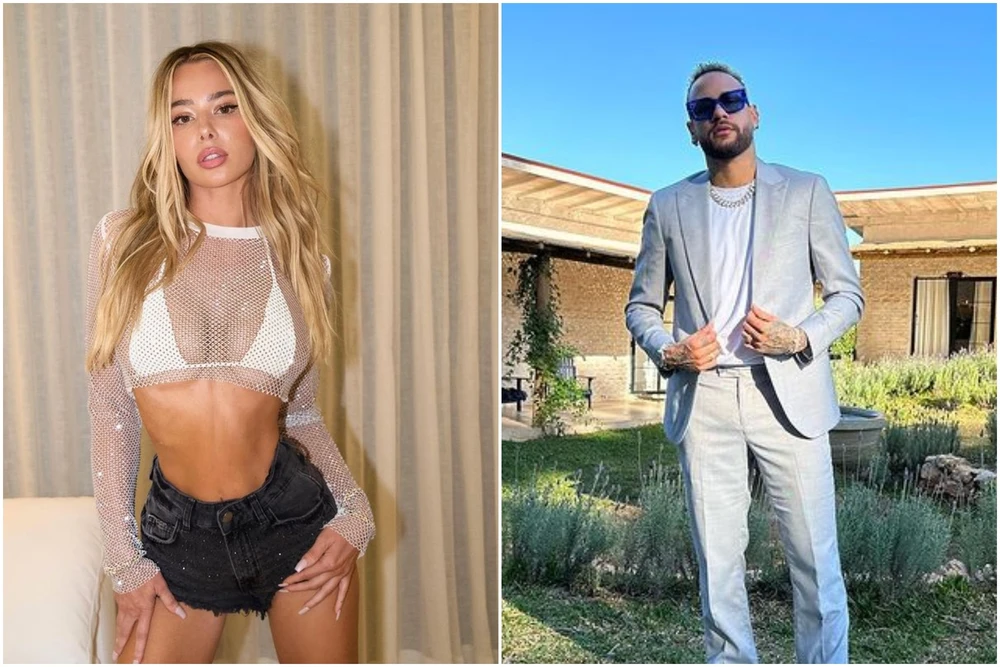 Người mẫu Celeste Bright đáp trả gay gắt Neymar chỉ vì một biểu cảm có thể là trêu chọc. Ảnh: GETTY.
