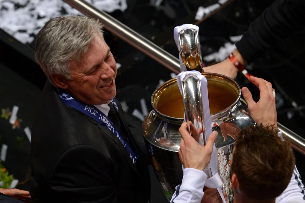 HLV người Ý duy nhất giành bốn chiếc cúp Champions League nhưng chưa từng dẫn dắt một đội tuyển quốc gia. Ảnh: GETTY. HLV người Ý duy nhất giành bốn chiếc cúp Champions League nhưng chưa từng dẫn dắt một đội tuyển quốc gia. Ảnh: GETTY.