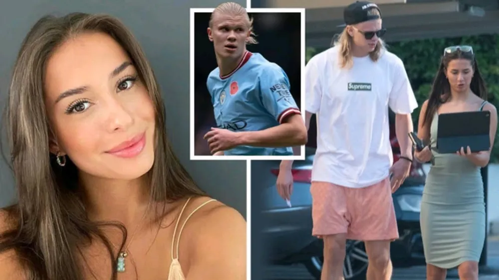 Tiền đạo người na Uy và bạn gái Isabel Johansen vừa có một kỳ nghỉ ở Tây Ban Nha. Ảnh: GETTY.