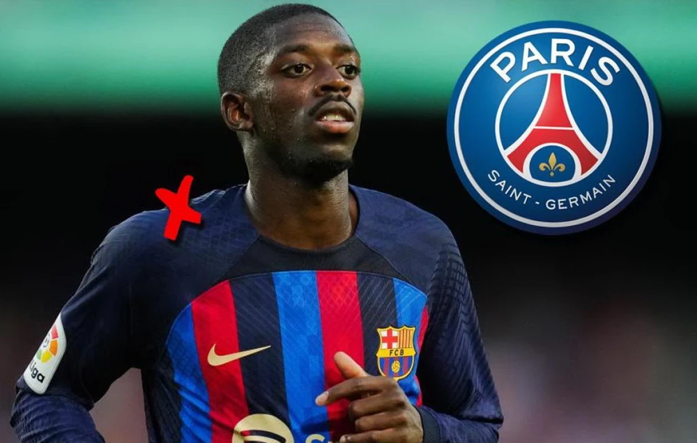 Dembele khẳng định anh ở lại Barca và không có ý định chuyển đến PSG. Ảnh: GETTY.
