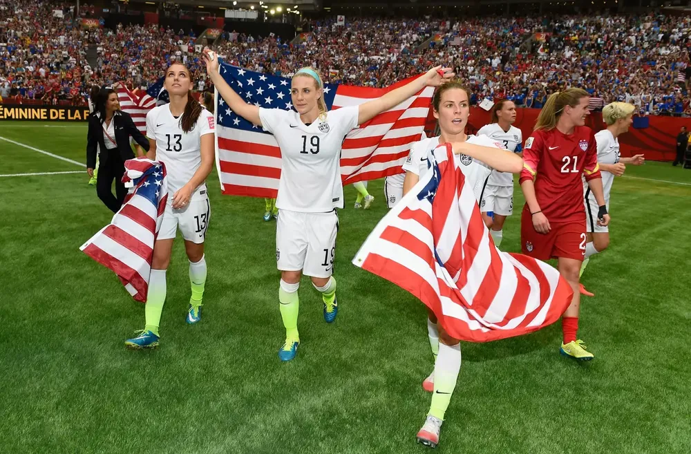 Tuyển nữ Mỹ đang giữ kỷ lục bốn lần vô địch thế giới, trong đó gồm hai lần liên tiếp 2015, 2019. Ảnh: AN.