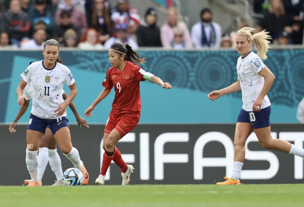 Đội trưởng Huỳnh Như mong ghi bàn vào lưới tuyển nữ Bồ Đào Nha. Ảnh: ANH ĐỒNG.