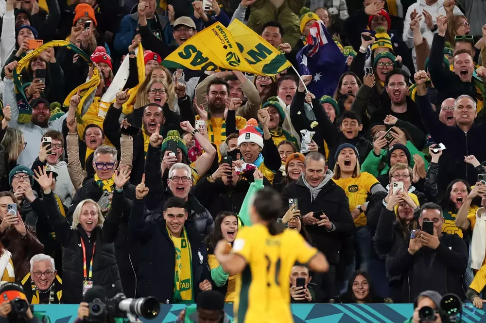 Tiền đạo Sam Kerr hứa làm mọi thứ để giành chiến thắng nữ Thụy Điển ở trận tranh hạng ba và mang huy chương đồng dành tặng người hâm mộ Úc. Ảnh: GETTY.