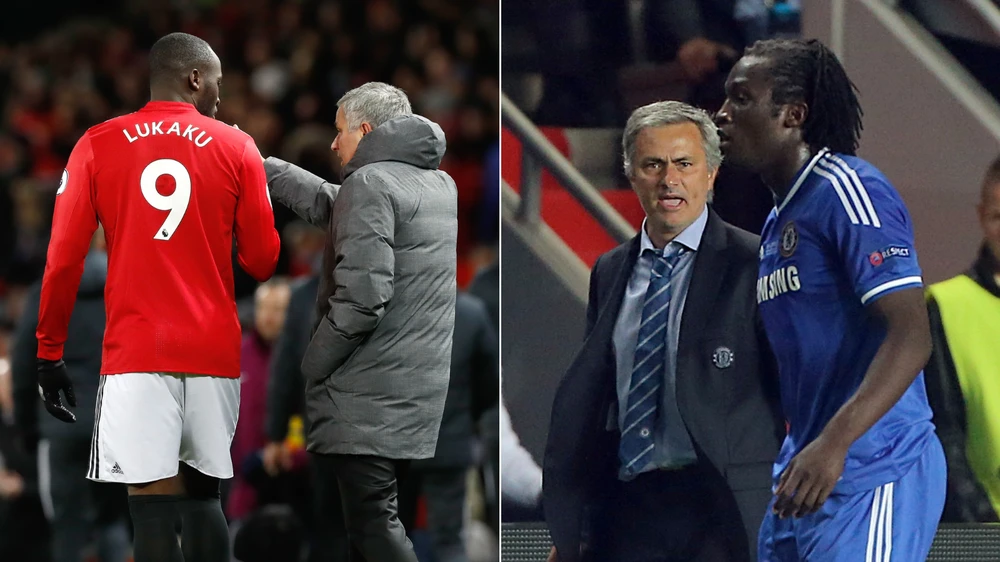 HLV Mourinho và chân sút người Bỉ thấu hiểu nhau sau thời gian gắn bó ở Chelsea và Man United. Ảnh: GETTY.