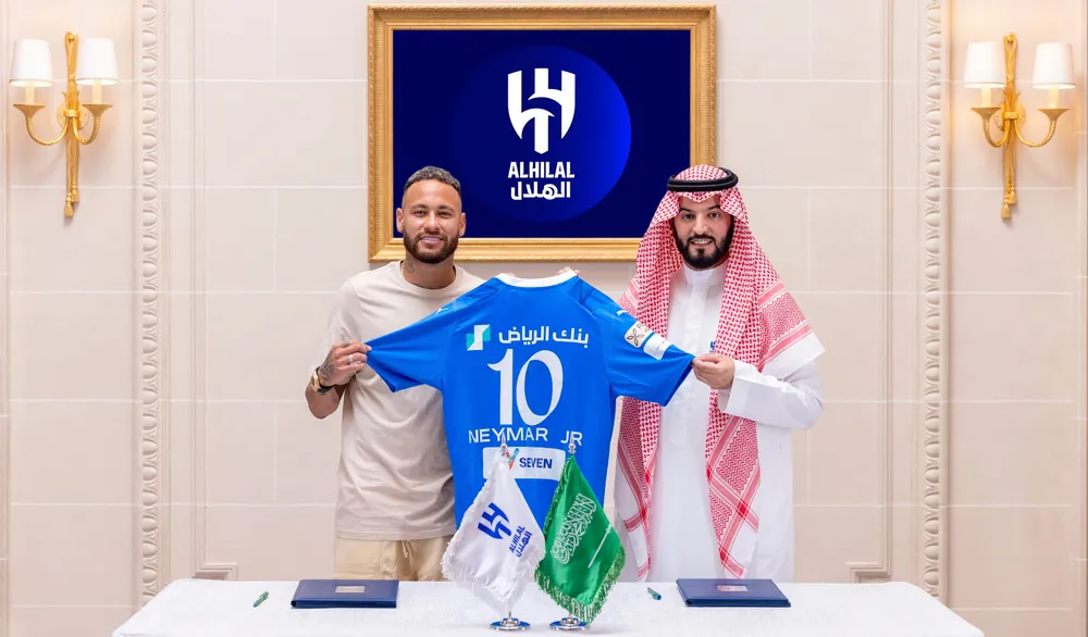 Neymar quyết định đầu quân cho làng bóng Saudi Arabia trong mùa hè này. Ảnh: GETTY.