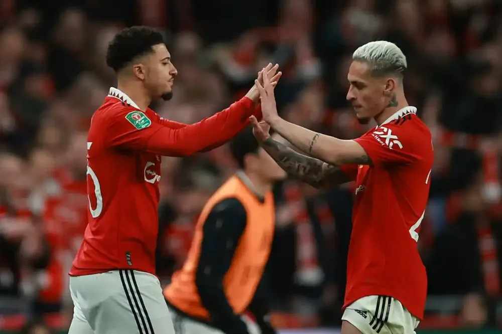 Vấn đề của Sancho và Antony đang làm đau đầu Ban huấn luyện Man United. Ảnh: GETTY. Vấn đề của Sancho và Antony đang làm đau đầu Ban huấn luyện Man United. Ảnh: GETTY.