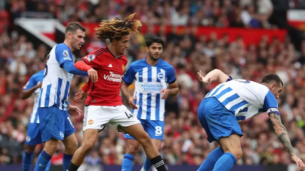 Quỷ đỏ đang có một khởi đầu không tốt ở Premier League. Ảnh: GETTY. Hojlund-ten-hag-3.png