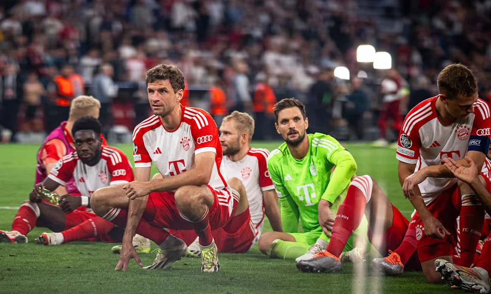 Lão tướng Muller đã gặt hái thành tích 100 trận thắng ở Champions League. Ảnh: GETTY. Muller-kane-1.png