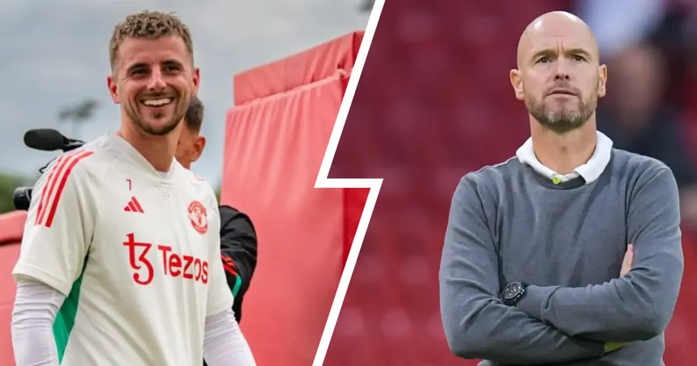 HLV Ten Hag mong đợi Mason Mount đủ sức trở lại cho chuyến làm khách Burnley lành ít dữ nhiều. Ảnh: GETTY. Ten-hag-mount.png