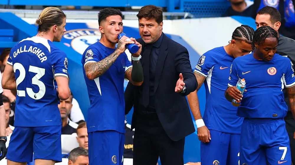 The Blues đang có một khởi đầu chưa tốt ở Premier League. Ảnh: GETTY. Pochettino-chelsea-1.jpg