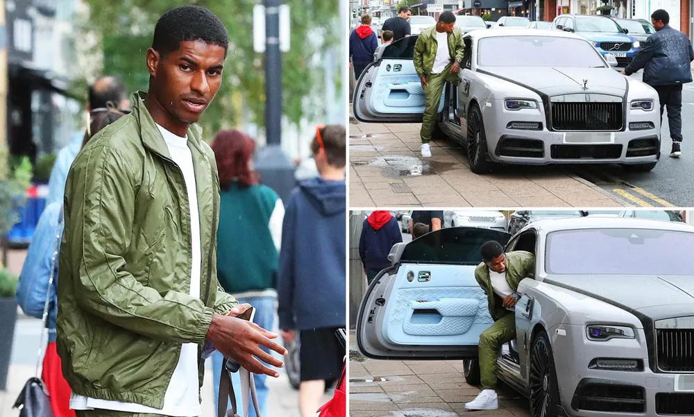 Tiền đạo trẻ người Anh có thú vui với những chiếc siêu xe. Ảnh: GETTY. rashford-car-super.jpg