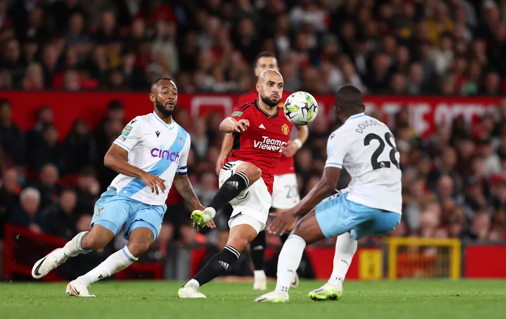 Quỷ đỏ đang có nhiều ưu thế trong cuộc đụng độ trên sân Old Trafford đêm 30-9. Ảnh: GETTY. Man-United-Crystal-palace.-1jpg.jpg