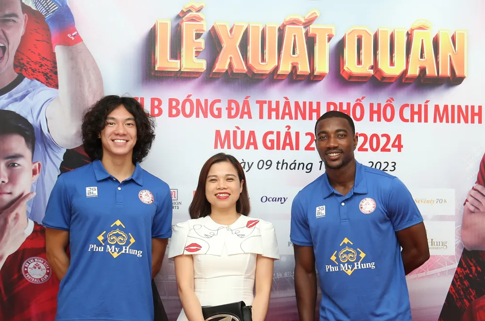 Các ngoại binh chất lượng của đội chủ sân Thống Nhất. Ảnh: AN. Vu-tien-thanh-1.JPG