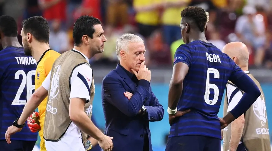 HLV Didier Deschamps hồi hộp chờ đợi kết luận cuối cùng của Tòa án phòng chống doping Ý về trường hợp của Pogba. Ảnh: GETTY. pogba-doping.jpg