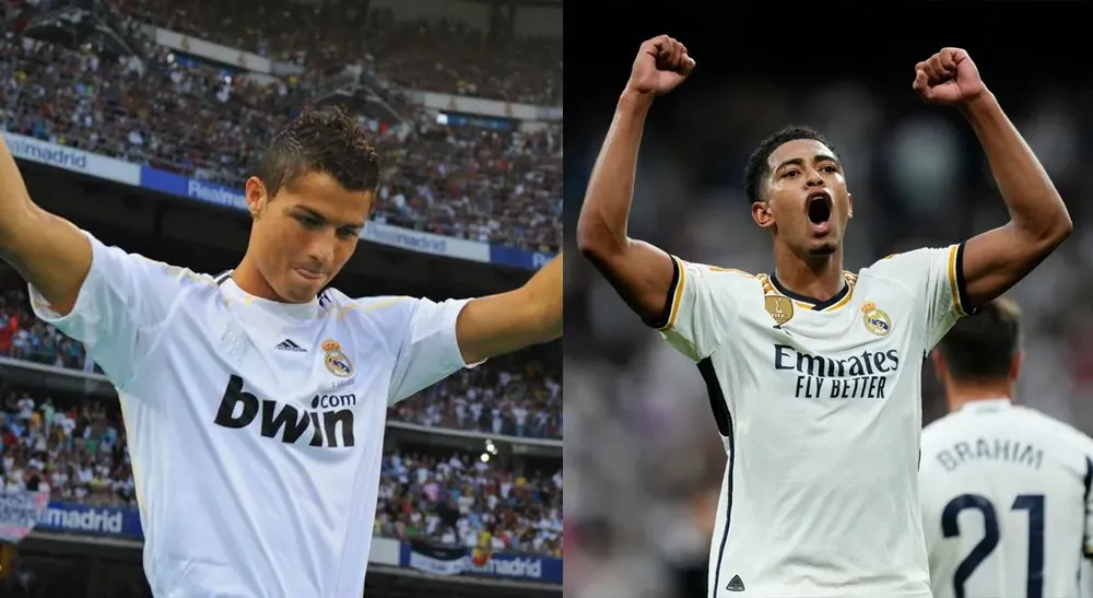 Ngôi sao trẻ người Anh đang trên đường săn tìm và phá kỷ lục của đàn anh Ronaldo trong màu áo Real Madrid. Ảnh: GETTY. ronaldo-ky-luc.png