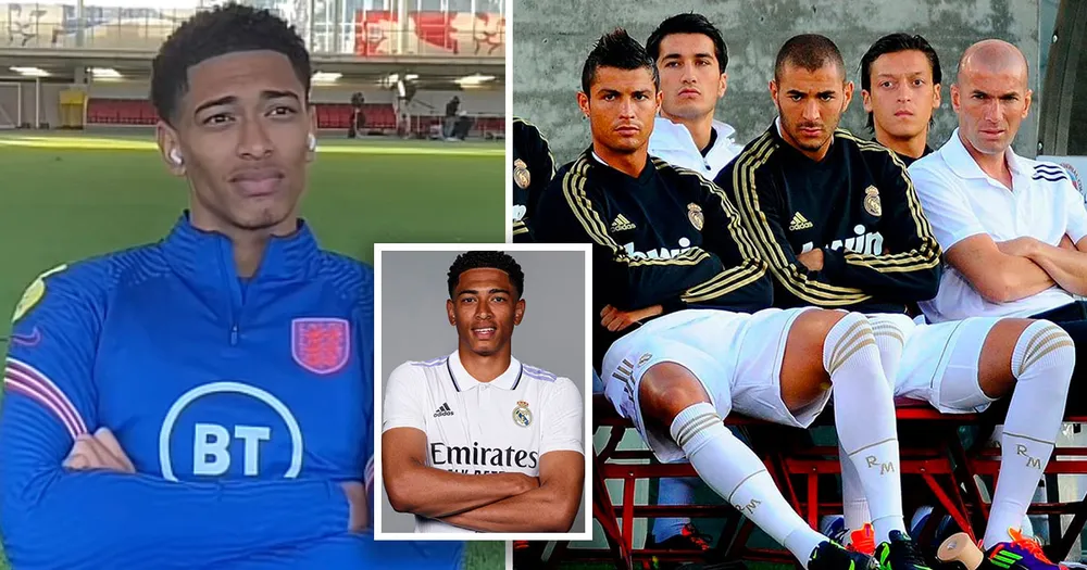 Khoác chiếc áo số 5 huyền thoại của danh thủ Zidane là không đơn giản cho Bellingham. Ảnh: GETTY. Ronaldo-pha-ky-luc.jpg