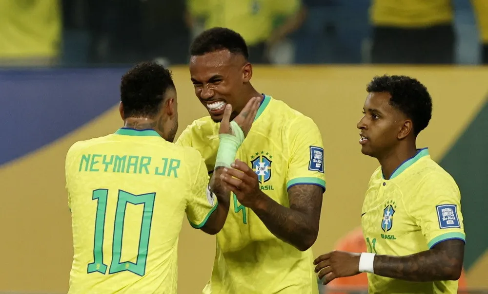 Neymar chơi ổn trong trận gặp Venezuela và có một kiến tạo cho đồng đội ghi bàn. Ảnh: GETTY. brazil-neymar.jpg