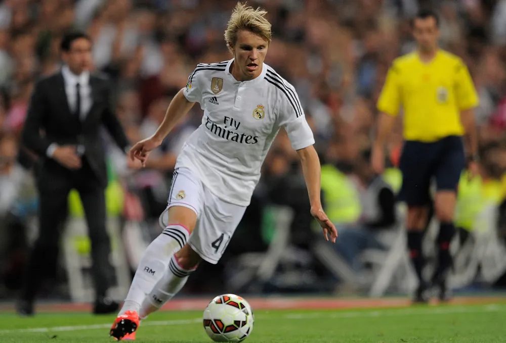 Tiền vệ người Na Uy có cảm giác cô độc trong màu áo Real Madrid. Ảnh: GETTY. Martin-Odegaard.png
