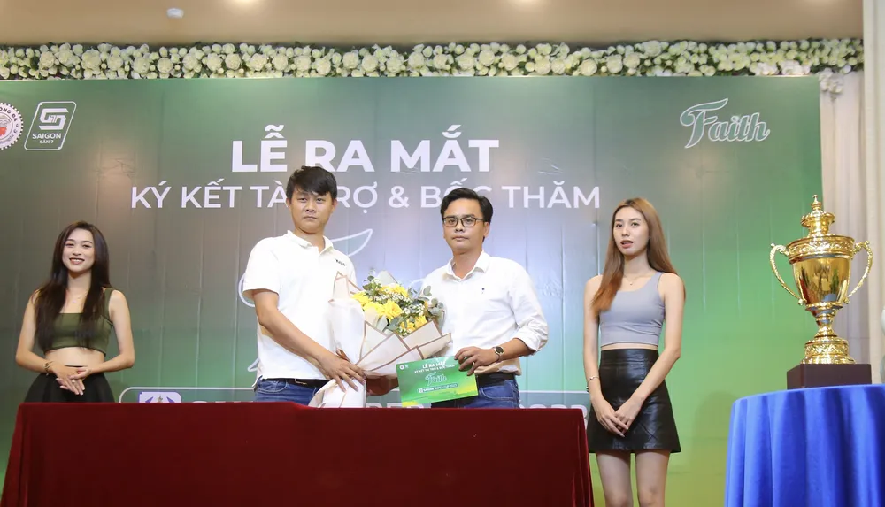 Giải bóng đá 7 người tranh cúp Nước thể thao Faith 2023 có nhiều sự chung tay, đồng hành của những nhà tài trợ và bảo trợ truyền thông uy tín. Ảnh: AC. NDB_7522.JPG
