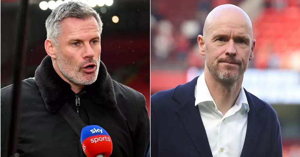 Chuyên gia Carragher chỉ ra những sai lầm của Ten Hag khi thiết lập hệ thống chiến thuật ở Man United. Ảnh: GETTY. ten-hag-mu.png