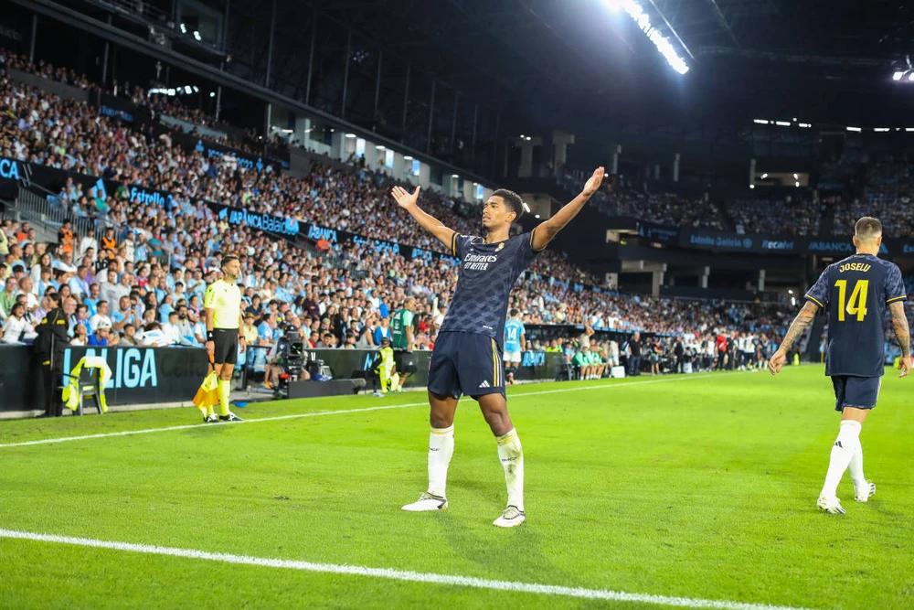 Bellingham tỏa sáng rực rỡ ở sân Bernabeu. Ảnh: GETTY. bellingham-danh-bai-ronaldo-hon-va-thua-zidane (1).jpg