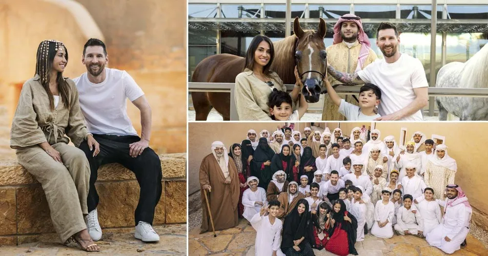 Messi là đại sứ du lịch của Saudi Arabia và cảm nhận rõ những nỗ lực phát triển bóng đá ở đây. Ảnh: GETTY. messi-noi-ve-viec-cung-ronaldo-chuyen-den-saudi-arabia (1).jpg