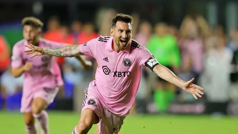 Messi đã tạo một cơn sốt bóng đá mới ở Inter Miami. Ảnh: GETTY. messi-noi-ve-viec-cung-ronaldo-chuyen-den-saudi-arabia (5).jpg