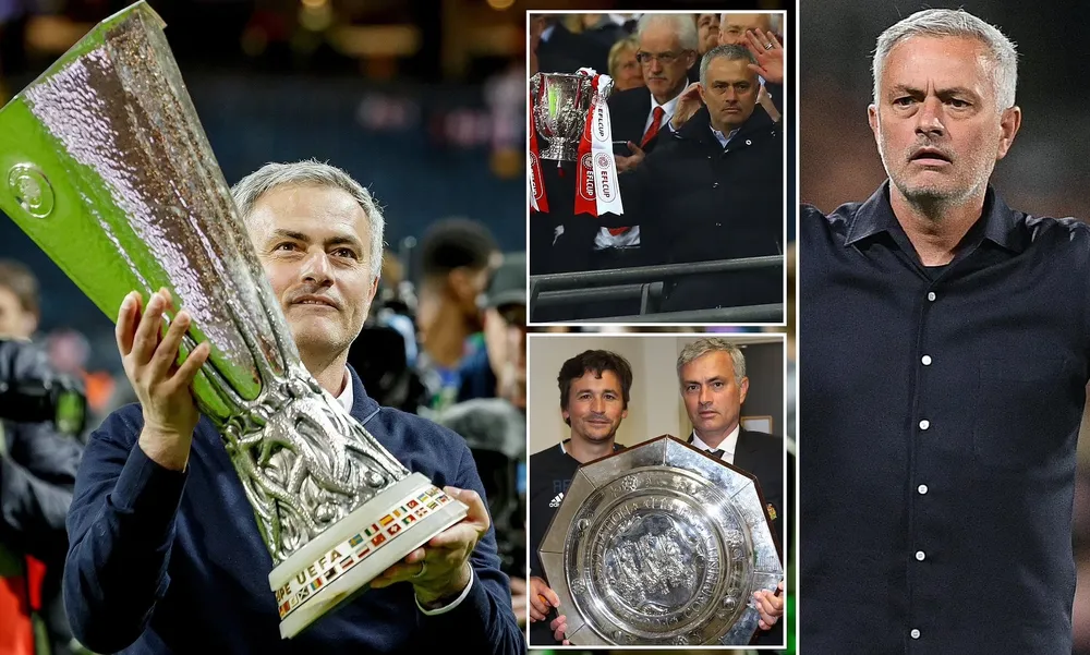 HLV Mourinho mang về hai chức vô địch cho Man United. Ảnh: GETTY. Mourinho