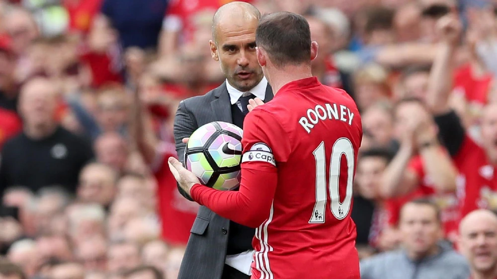 Cựu tuyển thủ Anh Rooney muốn làm phó tướng cho HLV Pep Guardiola để học hỏi mà không cần nhận lương. Ảnh: GETTY. rooney-muon-lam-tro-ly-khong-nhan-luong-cho-hlv-pep-guardiola (1).jpg