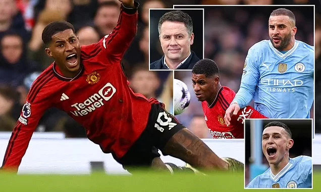 Cựu tuyển thủ Anh Owen tán thành việc Man United sa thải HLV Ten Hag sau trận thua ngược Man City. Ảnh: GETTY. Man United