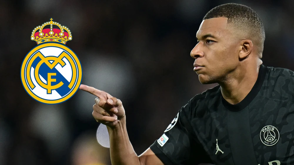Tiền đạo người Pháp sẽ công bố CLB mới của mình ngay trước thềm Euro 2024 vào tháng 6. Ảnh: GETTY. haaland-rung-dong-khi-mbappe-dau-quan-cho-real-madrid (3).jpg