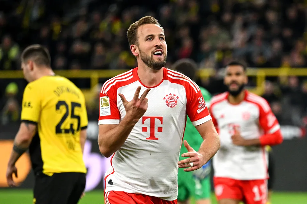 Harry Kane vẫn ghi bàn như máy nhưng cơ hội giành ngôi vô địch của Bayern Munich ở mùa này rất mong manh. Ảnh: GETTY. noi-that-vong-cua-bayern-va-loi-nguyen-am-anh-harry-kane (4).jpg