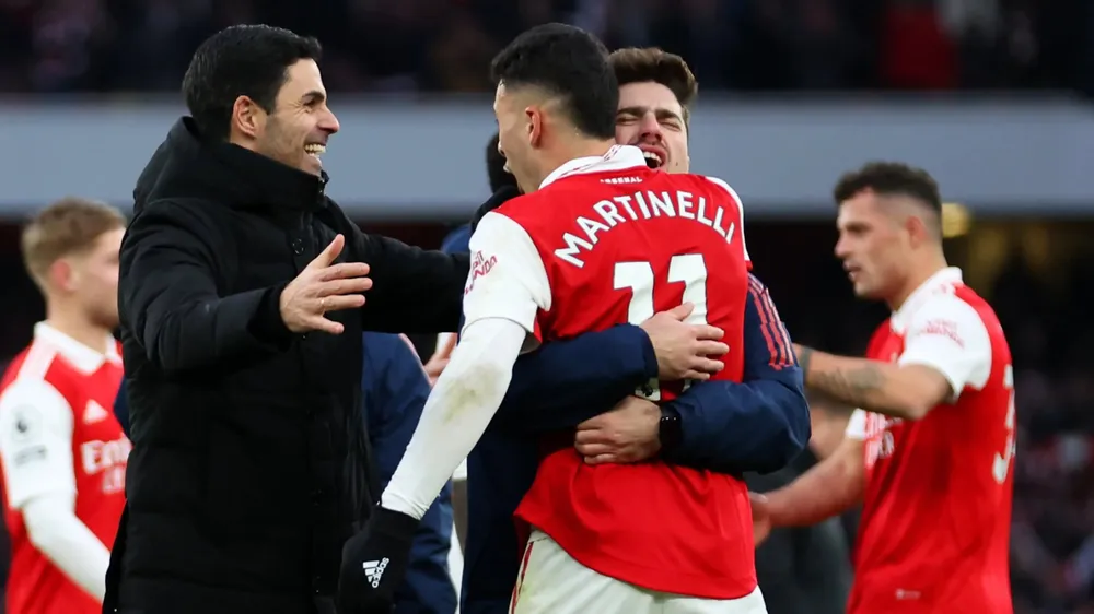 HLV Arteta khiêm tốn với những chia sẻ nhẹ nhàng của mình nhưng vẫn khẳng định Arsenal biết cách thắng Bayern Munich. Ảnh: GETTY. bayern-munich-canh-bao-arsenal-tren-san-emirates (3).jpg