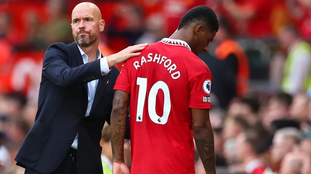 Khả năng ghi bàn giảm sút của Rashford cũng khiến Man United gặp nhiều khó khăn. Ảnh: GETTY. hlv-ten-hag-noi-ve-viec-chia-tay-man-united (4).jpg