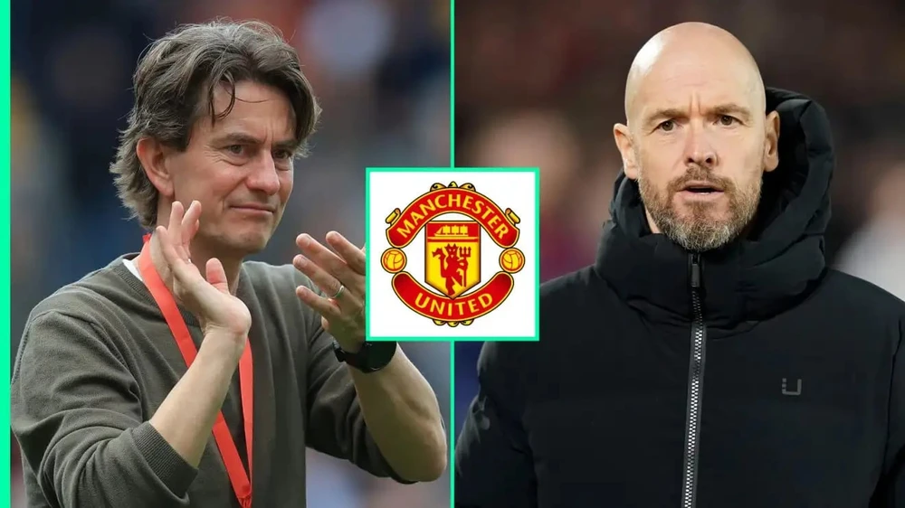 Thomas Frank của Brentford là ứng viên sáng giá thay thế đồng nghiệp Ten Hag. Ảnh: GETTY. Man United