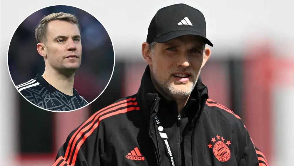 Người gác đền Neuer tiết lộ anh không nói gì về việc níu kéo HLV Tuchel ở lại Bayern Munich. Ảnh: GETTY. khong-ai-niu-giu-hlv-tuchel-o-lai-bayern-munich (2).png