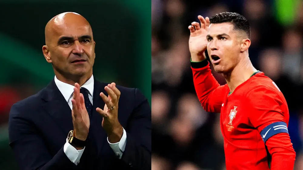 HLV Martinez chào đón Ronaldo vì anh là chân sút giỏi lẫn có tầm ảnh hưởng trong phòng thay đồ của đội tuyển Bồ Đào Nha. Ảnh: GETTY. ronaldo-pha-vo-nhieu-ky-luc-dang-kinh-ngac-o-euro-2024 (3).jpg