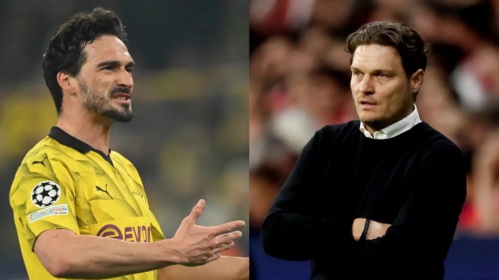 Trung vệ Hummels chỉ trích HLV Edin Terzic thường cho Dortmund phòng ngự tiêu cực. Ảnh: GETTY. hummels-so-thua-hlv-terzic-bao-dam-dortmund-thang-real-o-chung-ket-chamions-league (1).jpg
