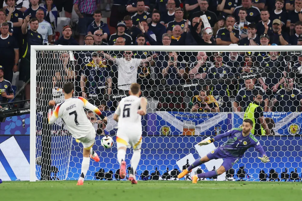 Havertz được bầu chọn xuất sắc nhất trong trận khai mạc Euro 2024. Ảnh: GETTY. chuyen-gia-tranh-luan-ve-kha-nang-duc-vo-dich-euro-2024 (2).jpg