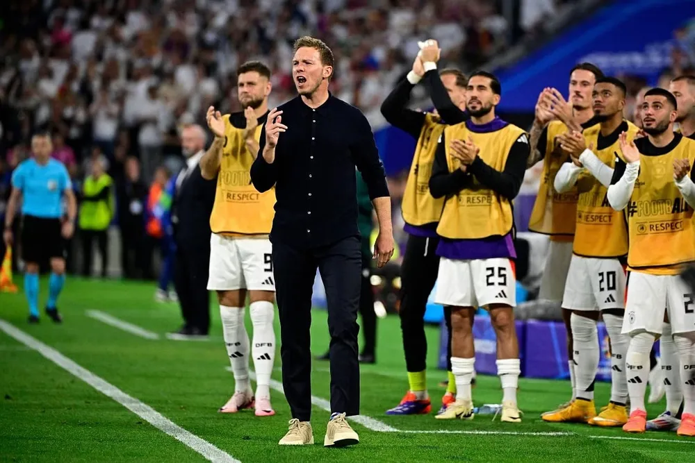 Thầy trò Nagelsmann được ví như ngựa ô cho chức vô địch Euro 2024. Ảnh: GETTY. vô địch Euro 2024