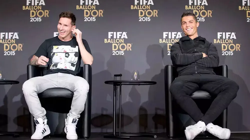 Cuộc tranh cãi Ronaldo giỏi hơn Messi hay ngược lại vẫn chưa có hồi kết. Ảnh: GETTY. lai-tranh-cai-ve-ky-luc-gia-ronaldo-gioi-hon-messi (3).jpg