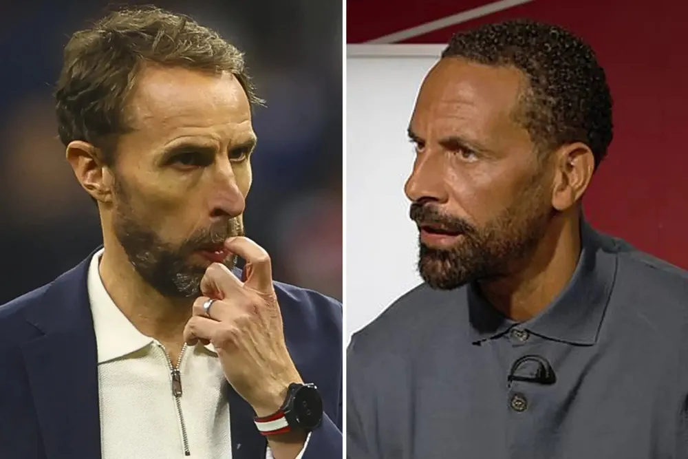 Rio Ferdinand phản ứng về nhận định của HLV Southgate về việc thiếu một tiền vệ như Kalvin Philips. Ảnh: GETTY. soc-nang-voi-yeu-huyet-cua-doi-tuyen-anh (2).jpg