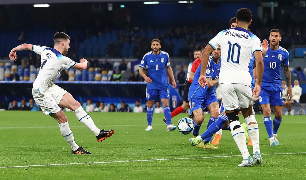 Ngôi sao đội tuyển Anh Declan Rice không hài lòng về những chỉ trích của các chuyên gia bóng đá. Ảnh: GETTY. đội tuyển Anh