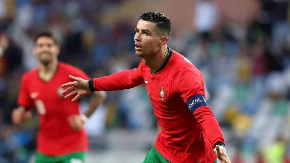 Ronaldo và đồng đội đã chắc suất đầu bảng F đi tiếp vào vòng knock out chỉ sau hai vòng đấu. Ảnh: GETTY. Bồ Đào Nha