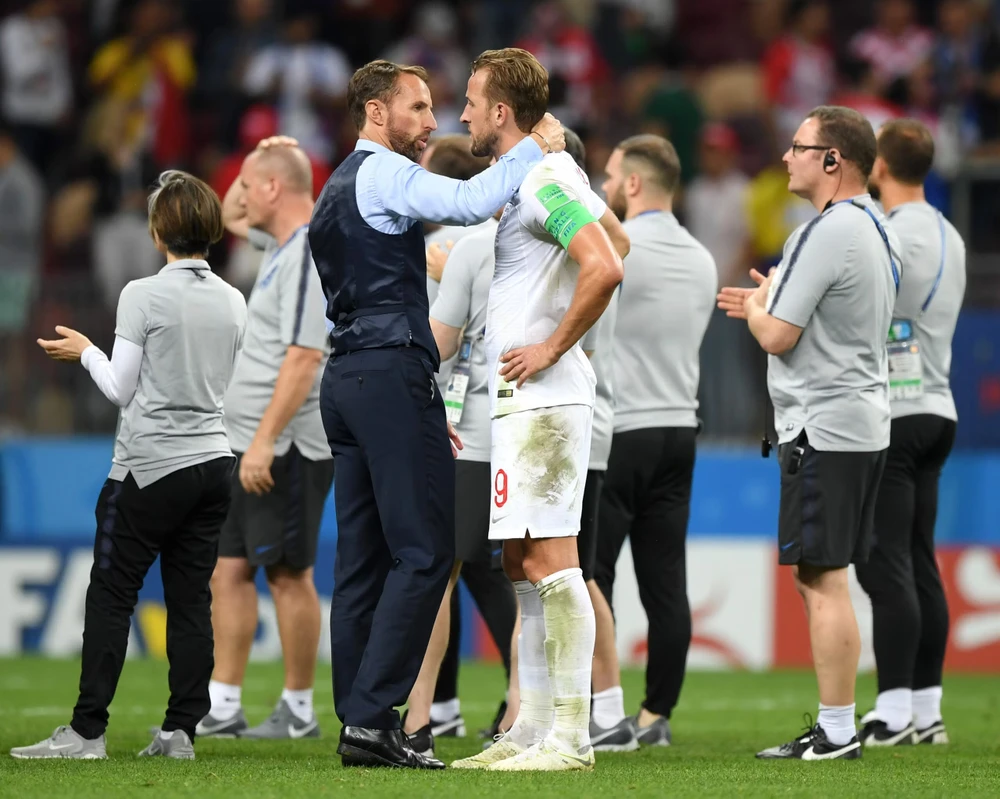 Thầy trò Southgate có con đường thuận lợi hơn nhiều đội bóng lớn ở vòng loại trực tiếp Euro 2024 để tiến vào trận chung kết như 3 năm trước. Ảnh: GETTY. doi-tuyen-anh-va-con-duong-ly-tuong-vao-chung-ket-euro-2024 (3).jpg
