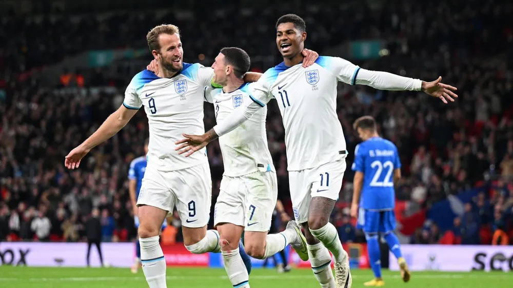 Đội trưởng Harry Kane chia sẻ điều quan trọng nhất là anh cùng đồng đội đã vào bán kết Euro 2024. Ảnh: GETTY. Đội trưởng Harry Kane