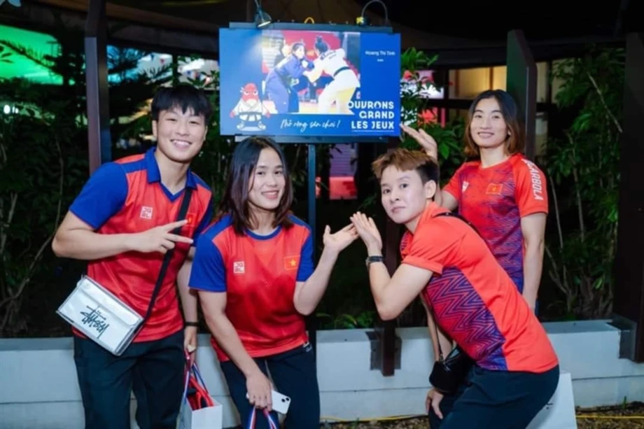 Các VĐV Việt Nam đã nhập Làng Olympic Paris 2024, chuẩn bị cho những ngày hội thể thao lớn nhất hành tinh. Ảnh: CCT. Olympic Paris 2024