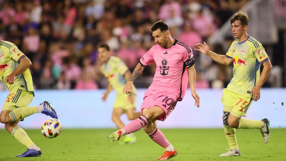 Ngôi sao của Miami lập kỷ lục mới bên ngoài châu Âu. Ảnh: GETTY. Siêu sao Messi